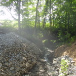 Stabilisation cours d'eau du Village, Saint-Joseph-du-Lac